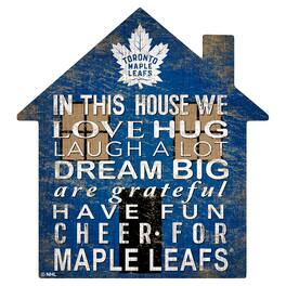 Fan Creations - Toronto Maple Leafs 12'' Team House Sign - Multicolor