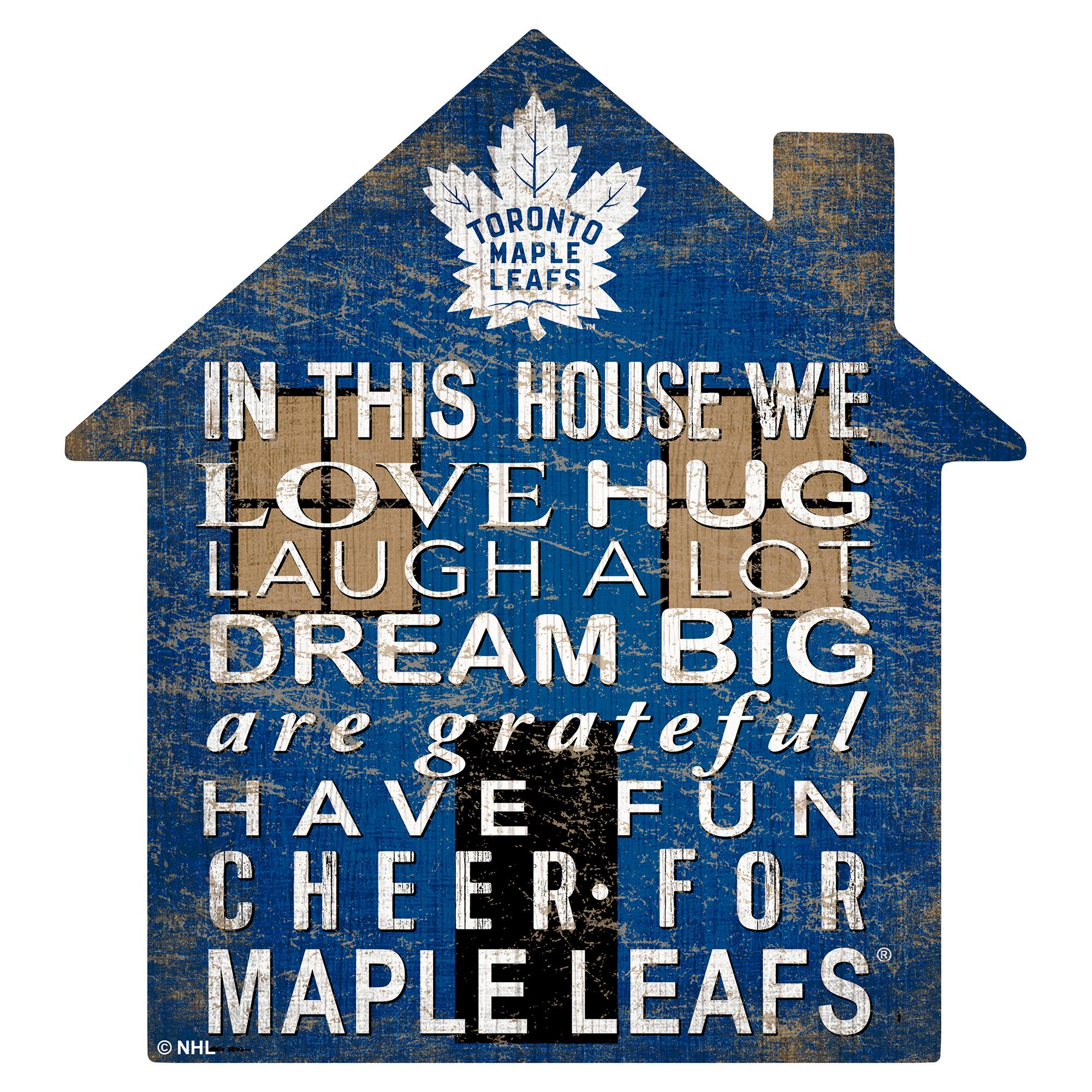 Toronto Maple Leafs 12'' Team House Sign