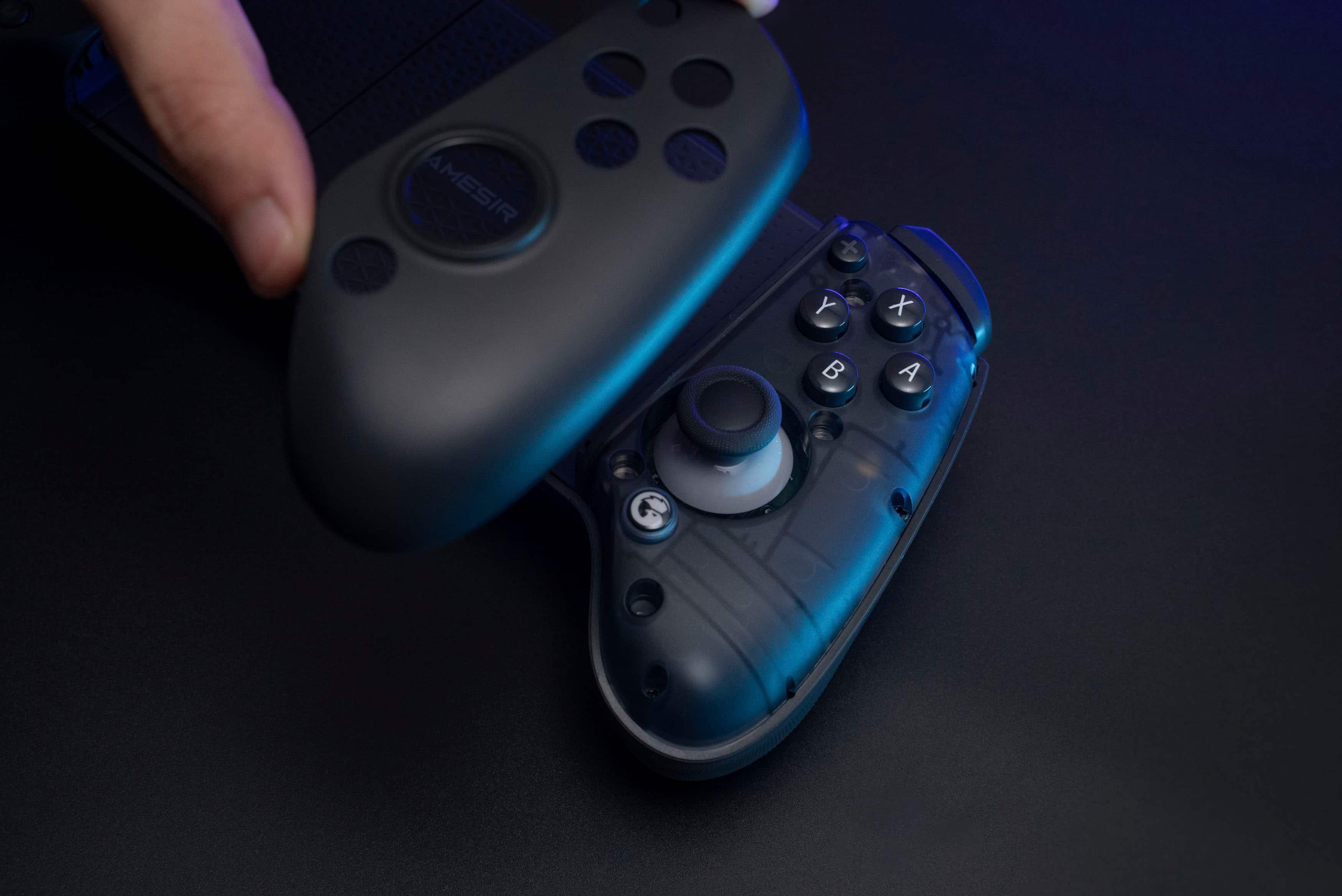 Alt View 7. GameSir - G8 Plus Bluetooth Mobile Game Controller Nintendo Switch/Switch 2, iOS, Android, Tablets, Hall Effect Joysticks/Triggers - Black.