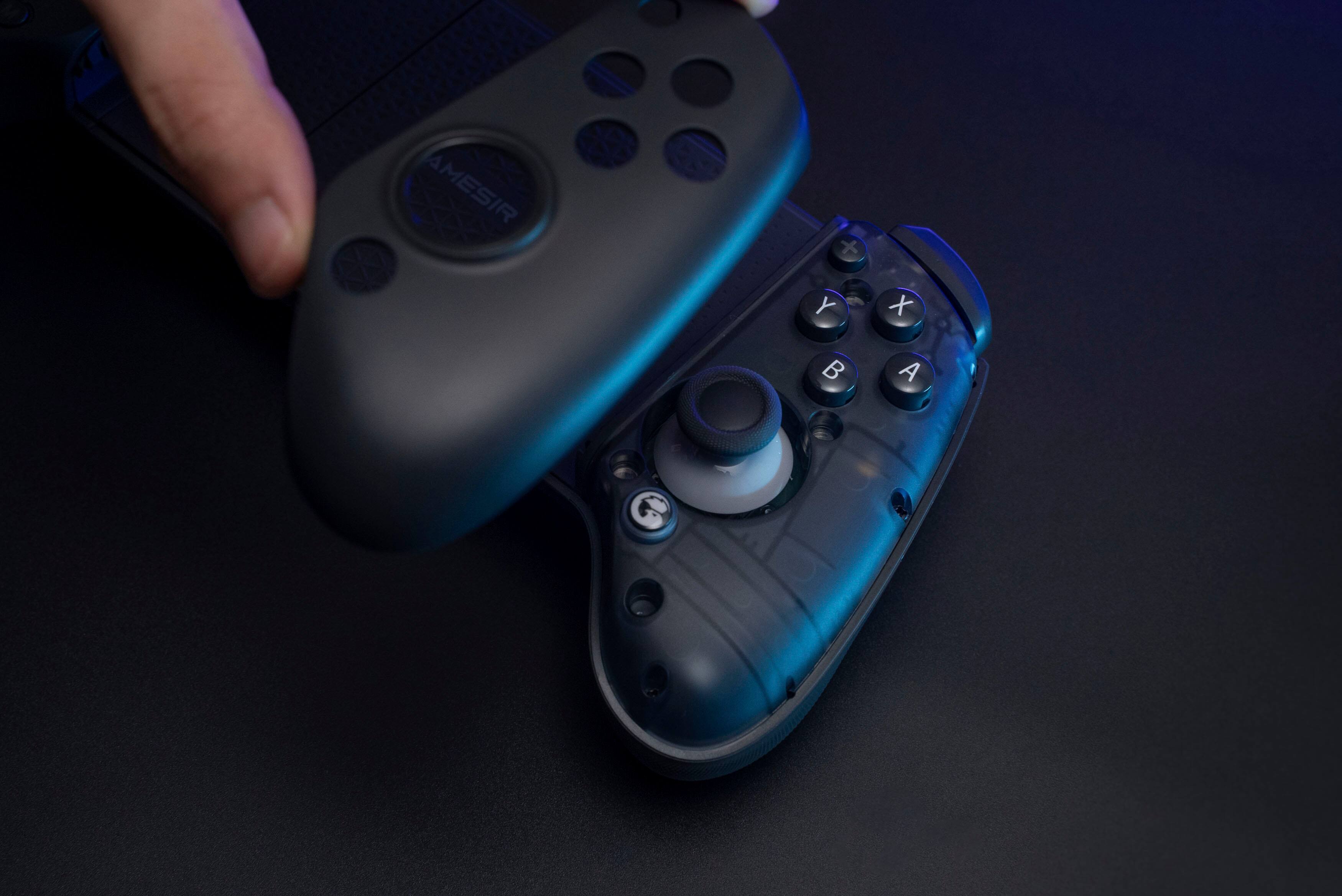 Alt View 7. GameSir - G8 Plus Bluetooth Mobile Game Controller Nintendo Switch/Switch 2, iOS, Android, Tablets, Hall Effect Joysticks/Triggers - Black.