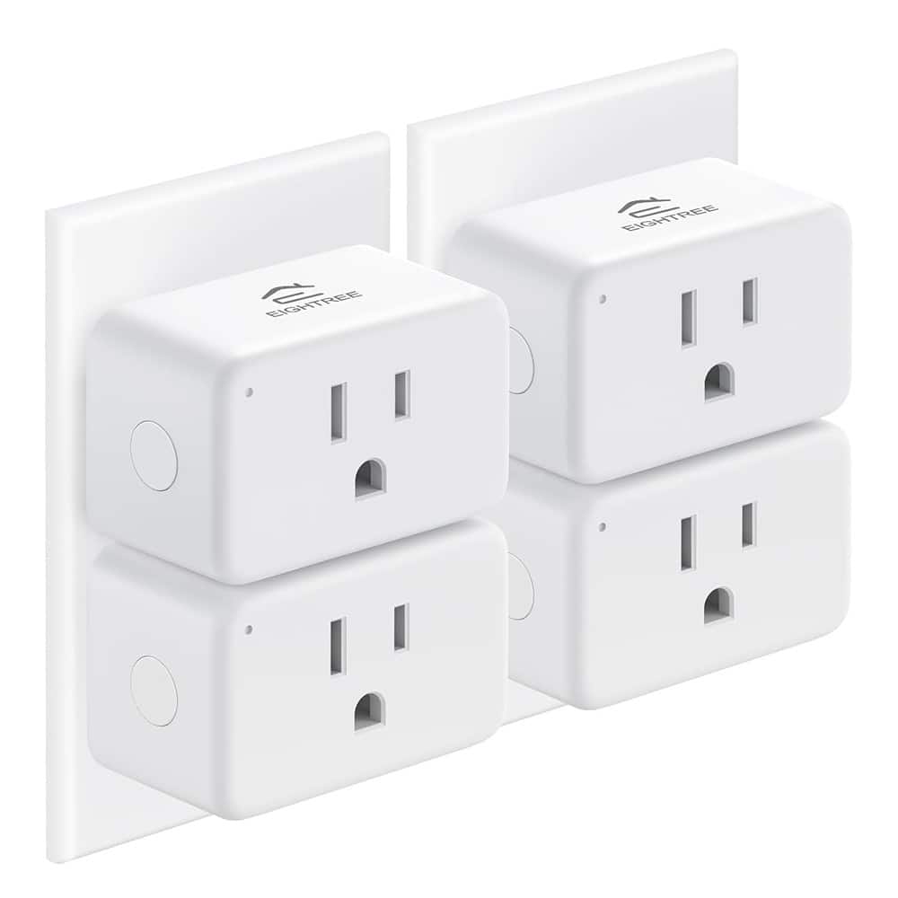 MOSZAR LLC - Wyze Smart Plug 2-Pack – Wi-Fi Control, Works with Alexa & Google Assistant - White