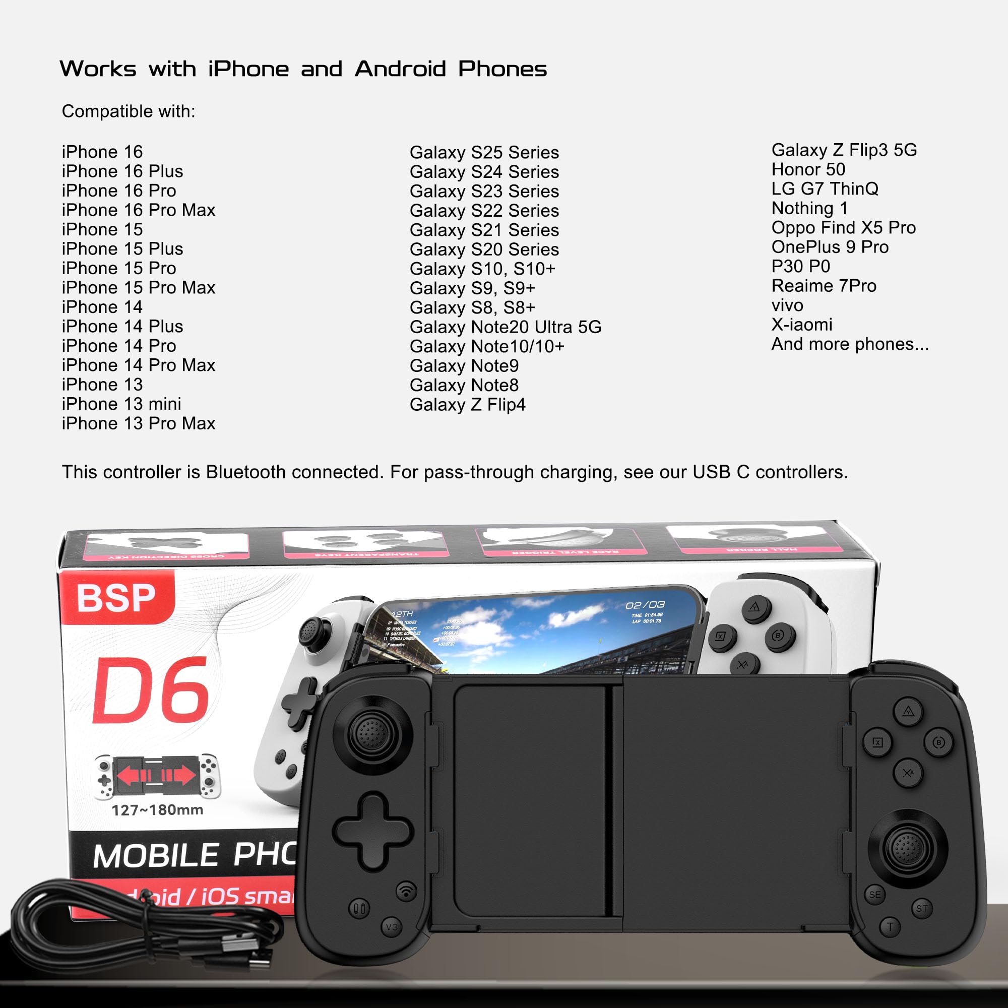 HM 1810 Wireless Phone Controller For Iphone/android Mobile Game With ...