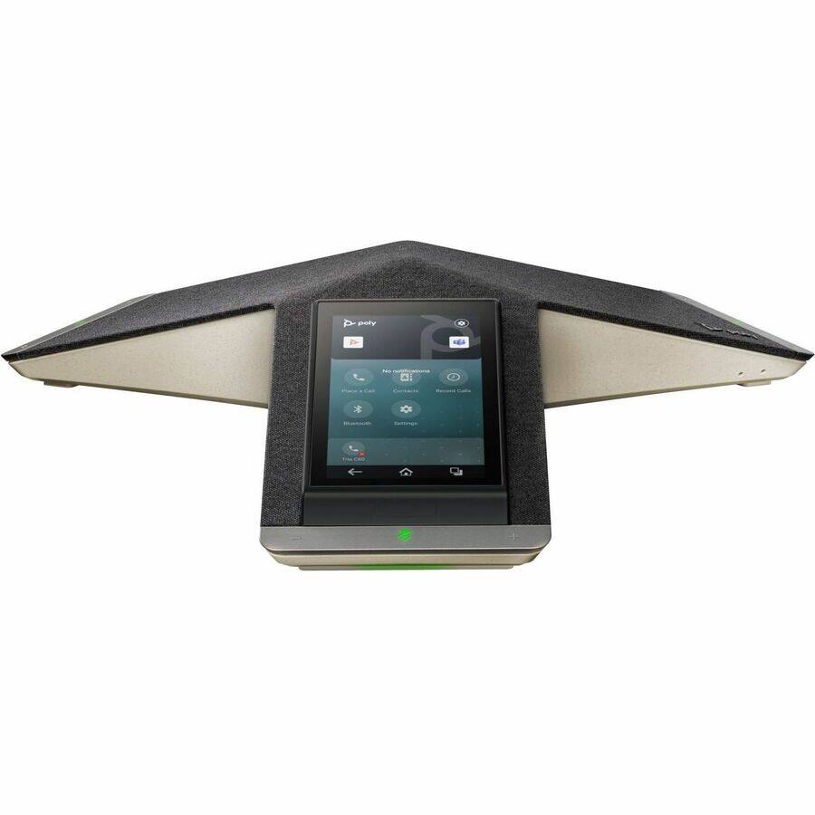 Alt View 3. HP - Poly Trio C60 IP Phone - Corded - Corded/Cordless - Wi-Fi, Bluetooth - Black - VoIP - IEEE 802.11a/b/g/n - 2 x Network - Black.
