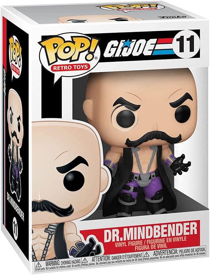 **POP! Retro Toys**

**G.I. JOE #11**

**Dr. Mindbender**

**Vinyl Figure / Figurine en Vinyle / Figura de Vinil**

**Warning: Choking Hazard. Small parts. Not suitable for children under 36 months.**

**Attention: Danger d'étouffement. Petites pièces. Ne convient pas aux enfants de moins de 36 mois.**

**Advertencia: Peligro de asfixia. Partes pequeñas. No es adecuado para niños menores de 36 meses.**