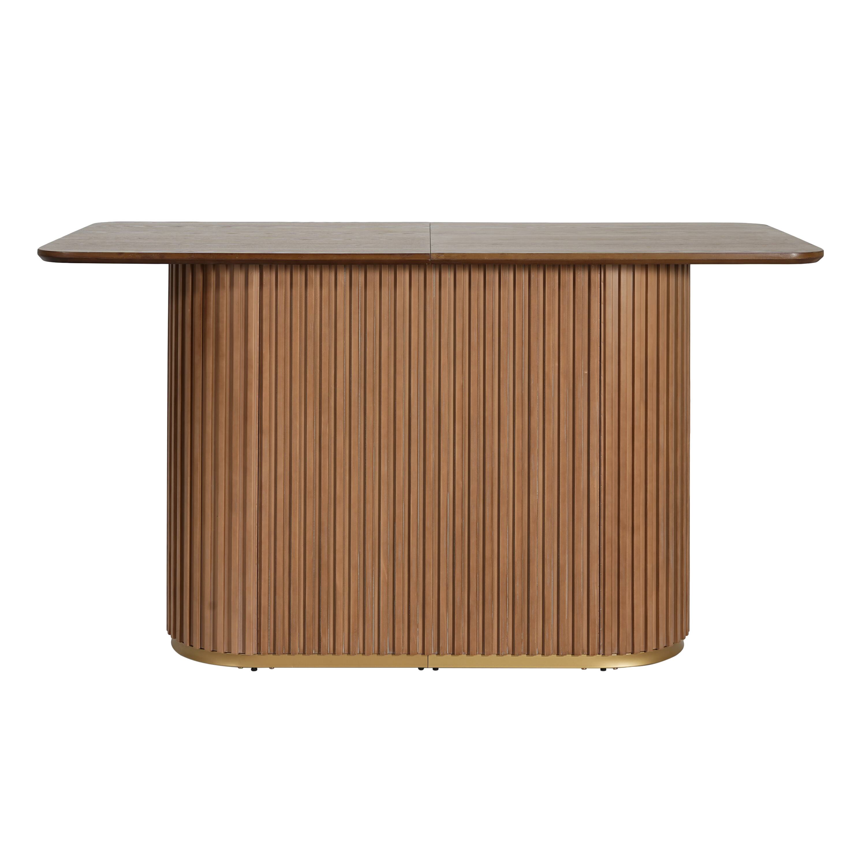 Loheer Counter Table, 63 Inch Rectangular Counter Height Dining Table ...