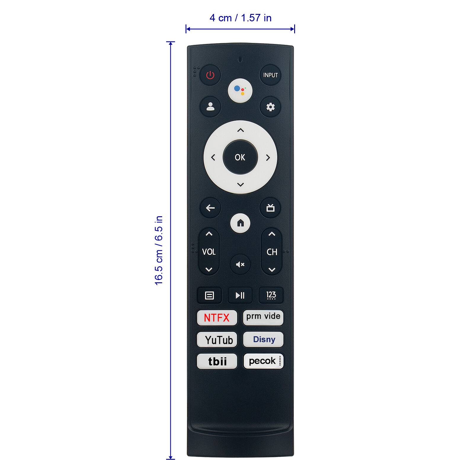 4 cm / 1.57 in

16.5 cm / 6.5 in

INPUT

OK

VOL

CH

123

NTFX

prm vide

YuTub

Disny

tbi

pecok