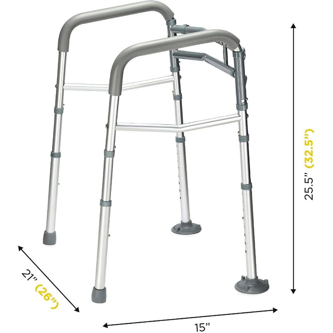 - Height: 25.5" (32.5")
- Width: 21" (26")
- Depth: 15"
