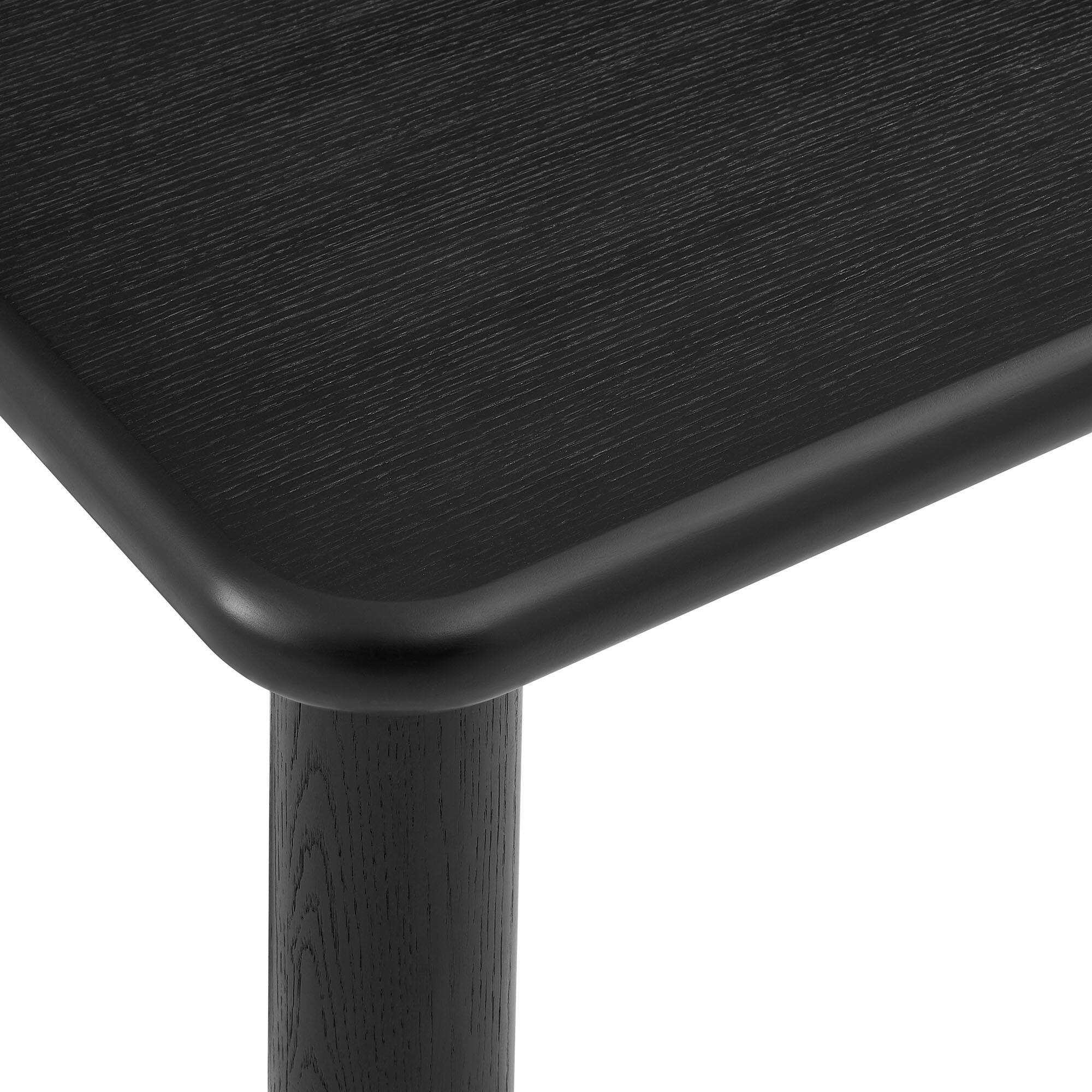 Alt View 3. Modway - Alvia 72" Rectangular Wood Dining Table by Modway - Black.