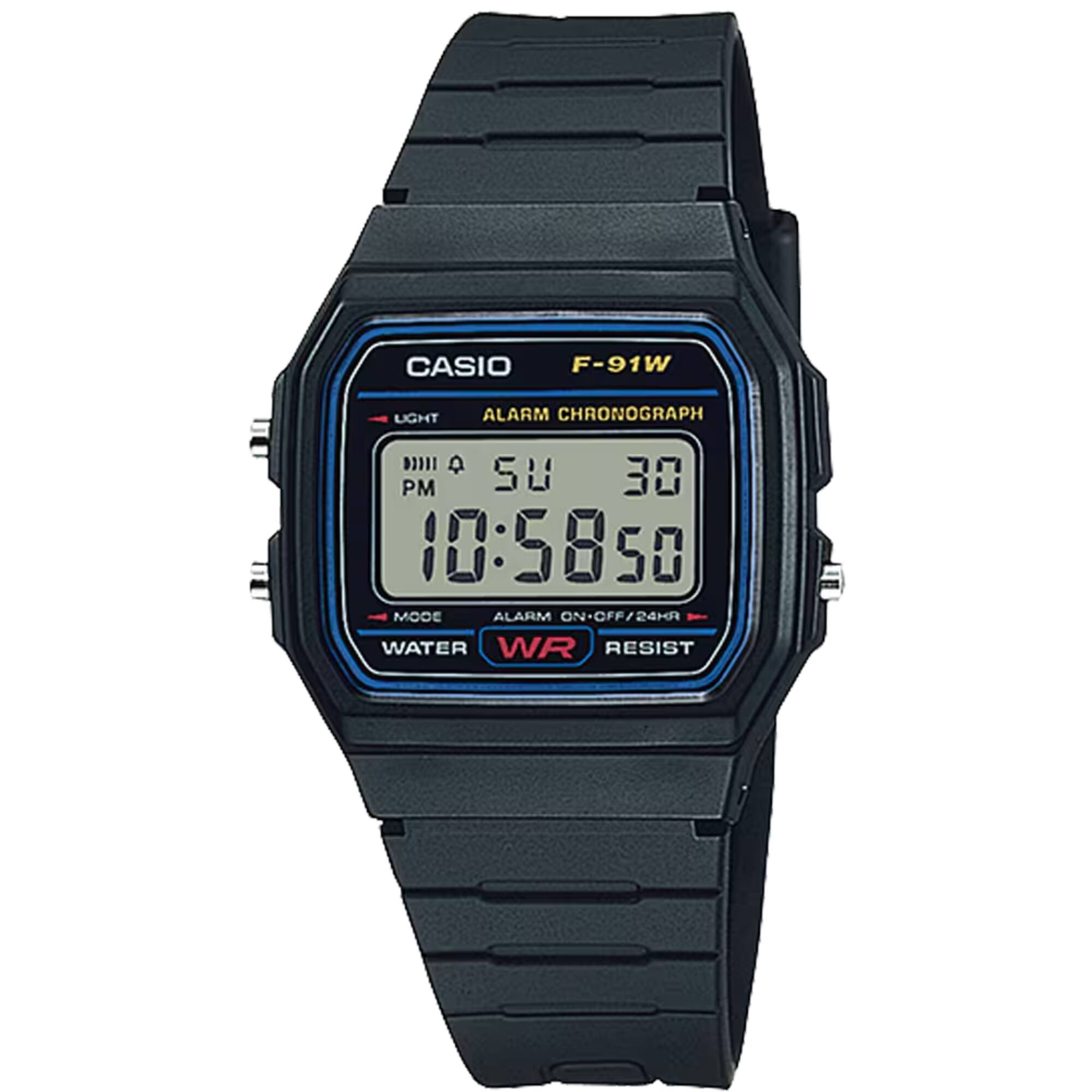 Casio Men's Classic Digital Watch with Clear Dial W 217H 1AV Black
