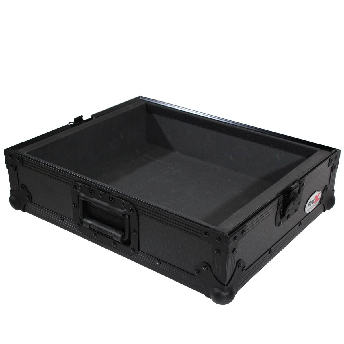 Alt View 4. ProX - ProX T-TT Turntable Case for Classic Technics SL1200 Turntable, Black on Black.