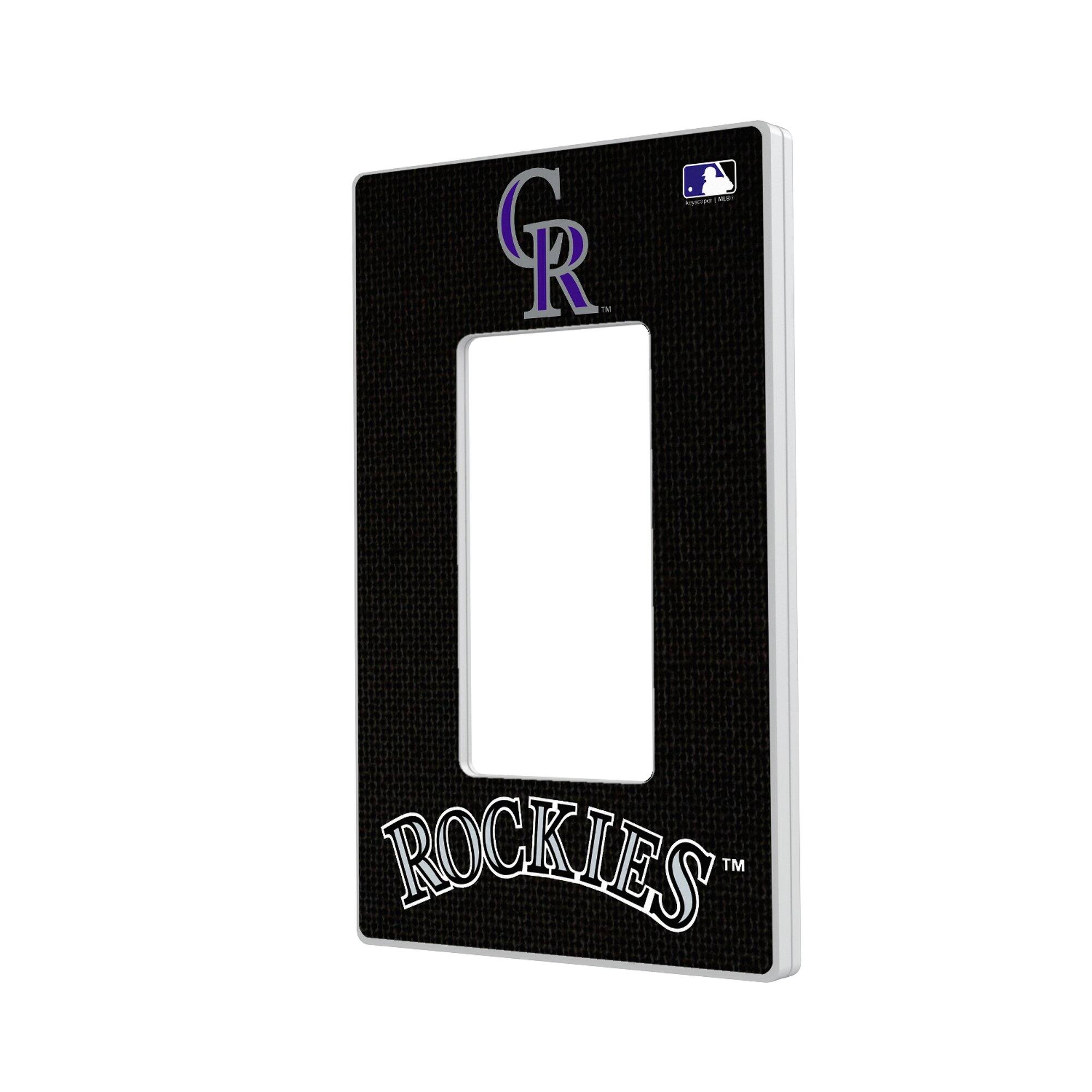 Keyscaper - Colorado Rockies Solid Single Rocker Light Switch Plate - Multicolor price history on PriceWatchPro