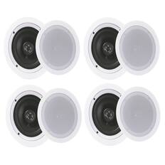 Front. Pyle - Pyle Audio 5.25 Inch 2 Way 150W Ceiling Wall Speakers, PDIC1651RD (2 Pairs).
