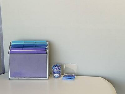 Alt View 5. Smead - Smead SuperTab Organizer File Folder, Oversized 1/3-Cut Tab, Letter, Assorted Colors, 3/Pack (11989) - Assorted Colors.