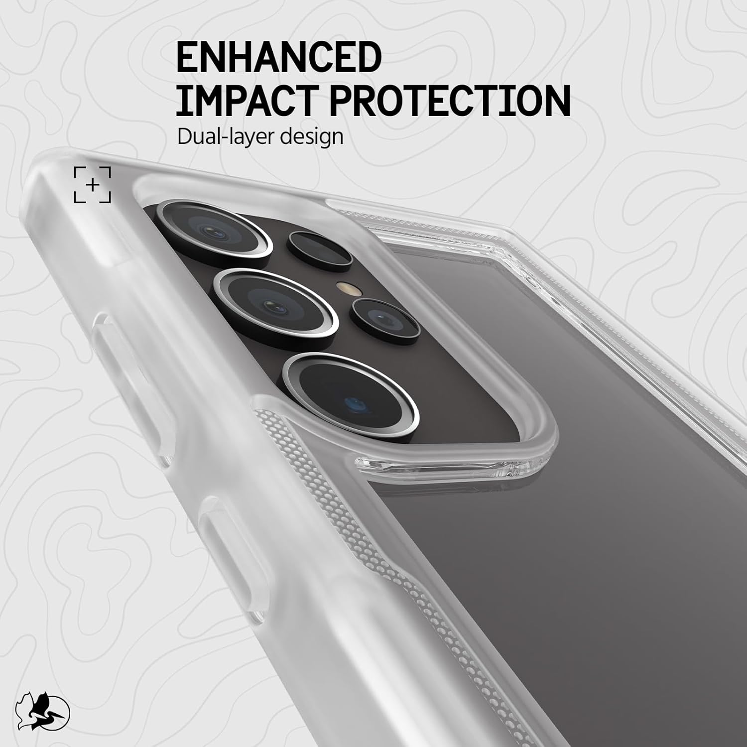 ENHANCED IMPACT PROTECTION  
Dual-layer design