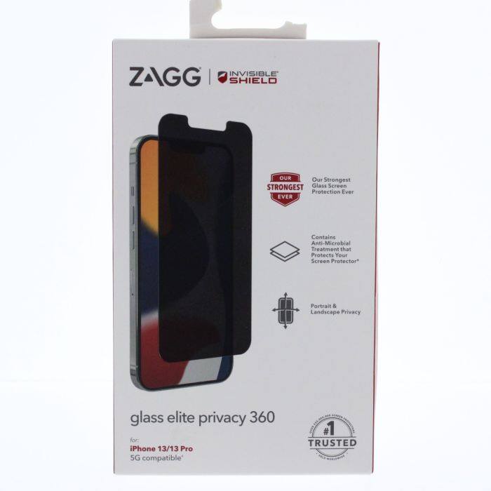 ZAGG InvisibleShield - Vetro Elite VisionGuard+ per Apple iPhone 12/12 Pro/11/XR (schermo), antimicrobico, protezione dagli urti, antigraffio, filtro luce blu ZAGG InvisibleShield - Vetro Elite VisionGuard+ per Apple iPhone 12/12 Pro/11/XR (schermo), antimicrobico, protezione dagli urti, antigraffio, filtro luce blu