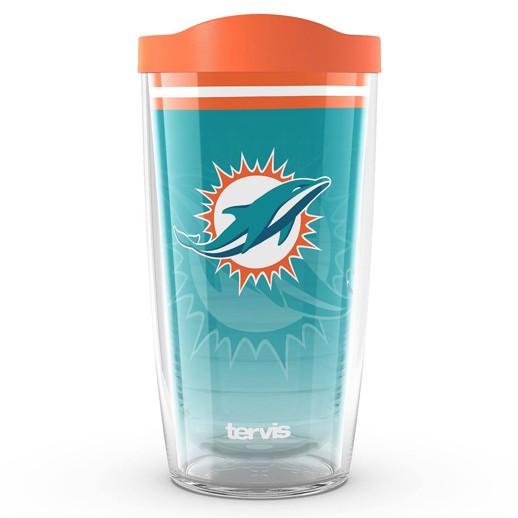 Front. Tervis - Miami Dolphins 16oz. Forever Fan Classic Tumbler - Multicolor.
