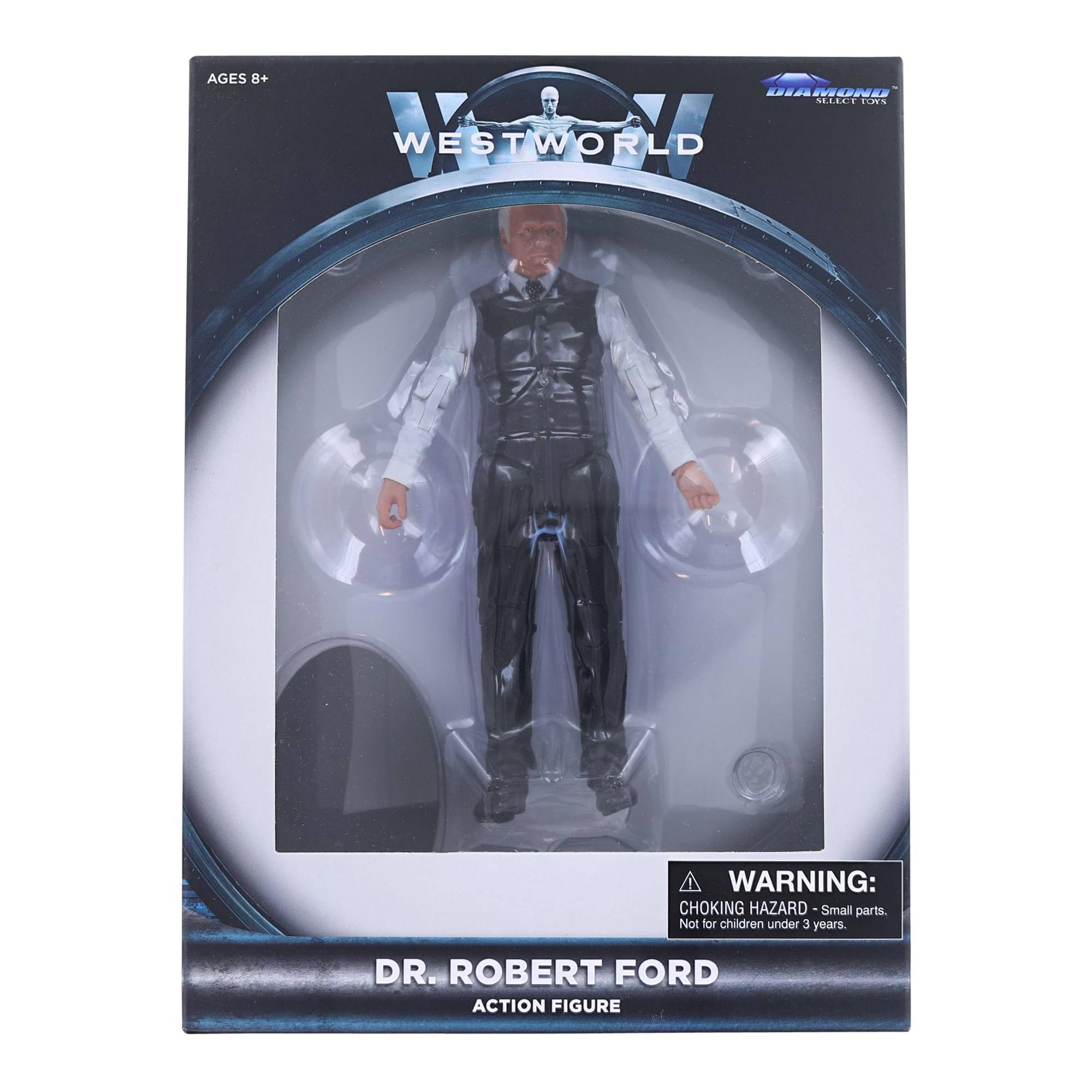 Diamond Select Toys - Westworld Dr. Robert Ford 7 Inch Action Figure - Black
