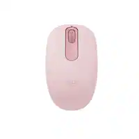 Logitech - M196 Lightweight Bluetooth Wireless Optical Mouse Compact 3-Button Ambidextrous Mouse with Smooth Tracking - Wireless - Rose - Front_Zoom