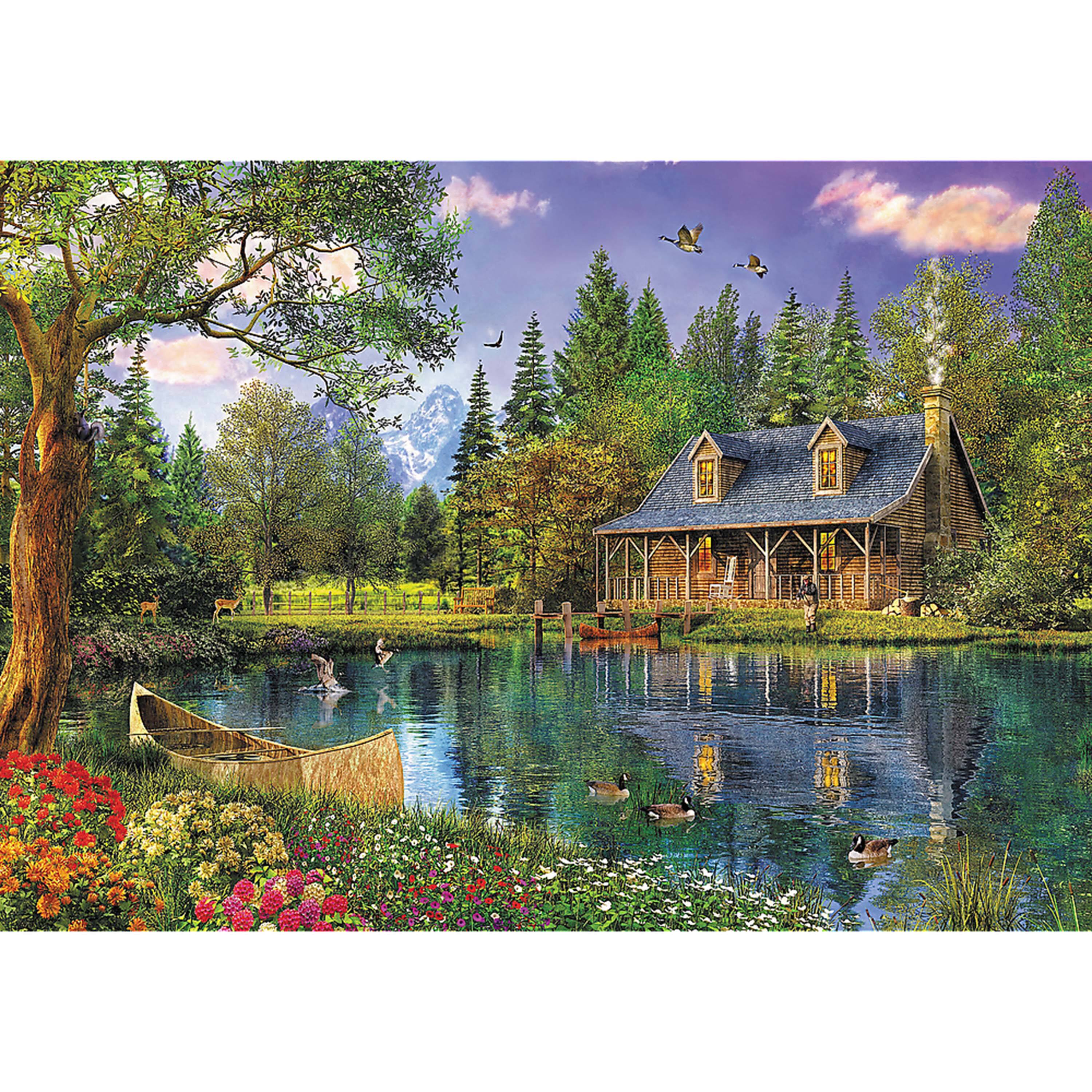 Alt View 1. Trefl - Trefl Red 4000 Piece Puzzle - Afternoon idyll / MGL.
