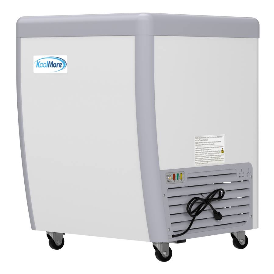 Koolmore 26 in. Gelato Dipping Cabinet Display Freezer with