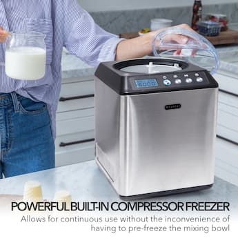 Whynter 2.1 Quart Upright Ice Cream Maker Black - Best Buy Whynter 2.1 Quart Upright Ice Cream Maker Black - Best Buy