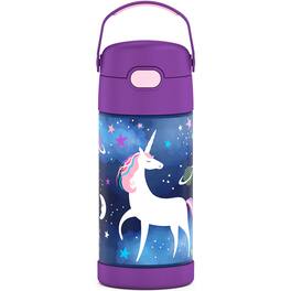 Thermos - 12 oz. Kid's Funtainer Insulated Water Bottle - Space Unicorn