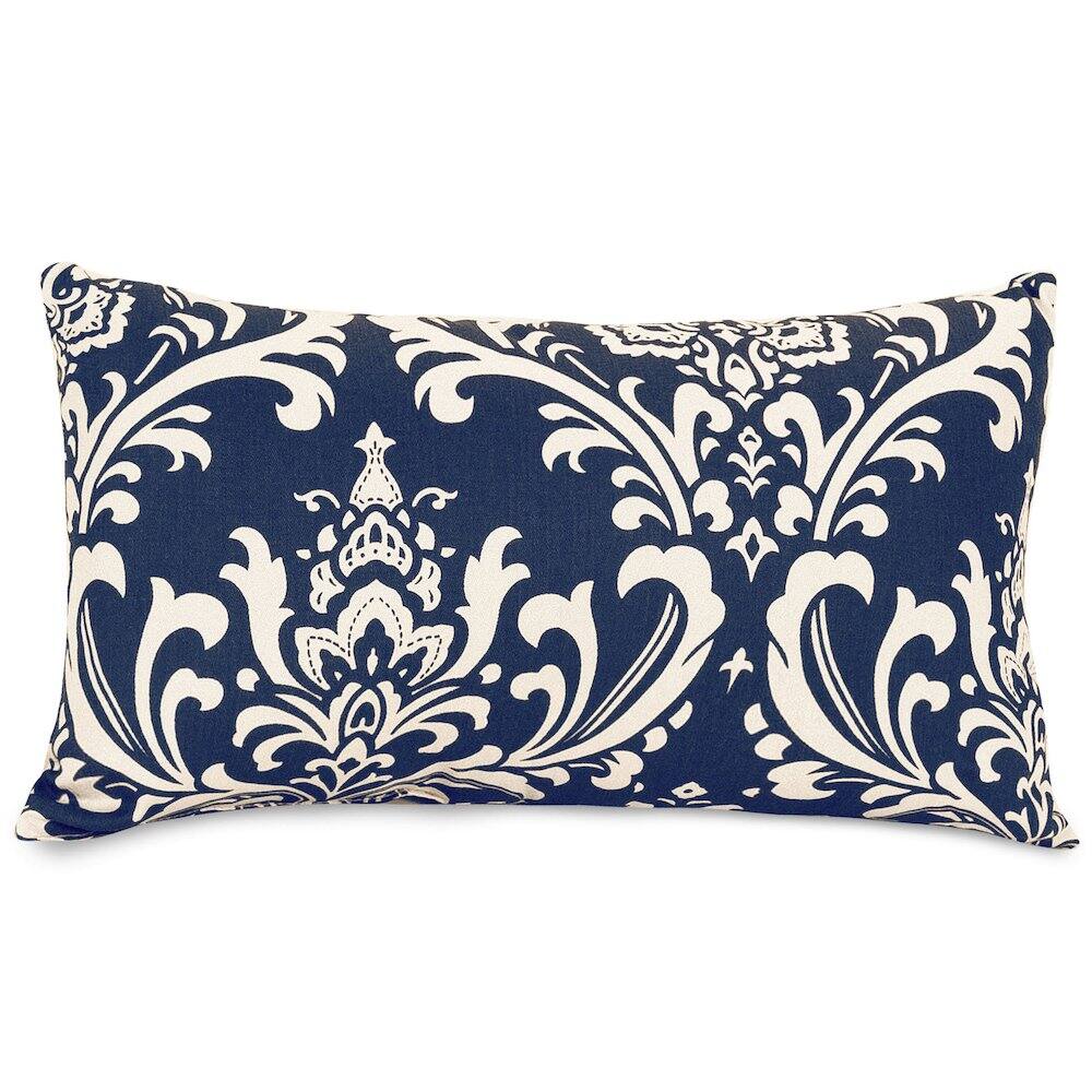 Majestic Home - Pillow 12x20 French Quarter Navy - Blue