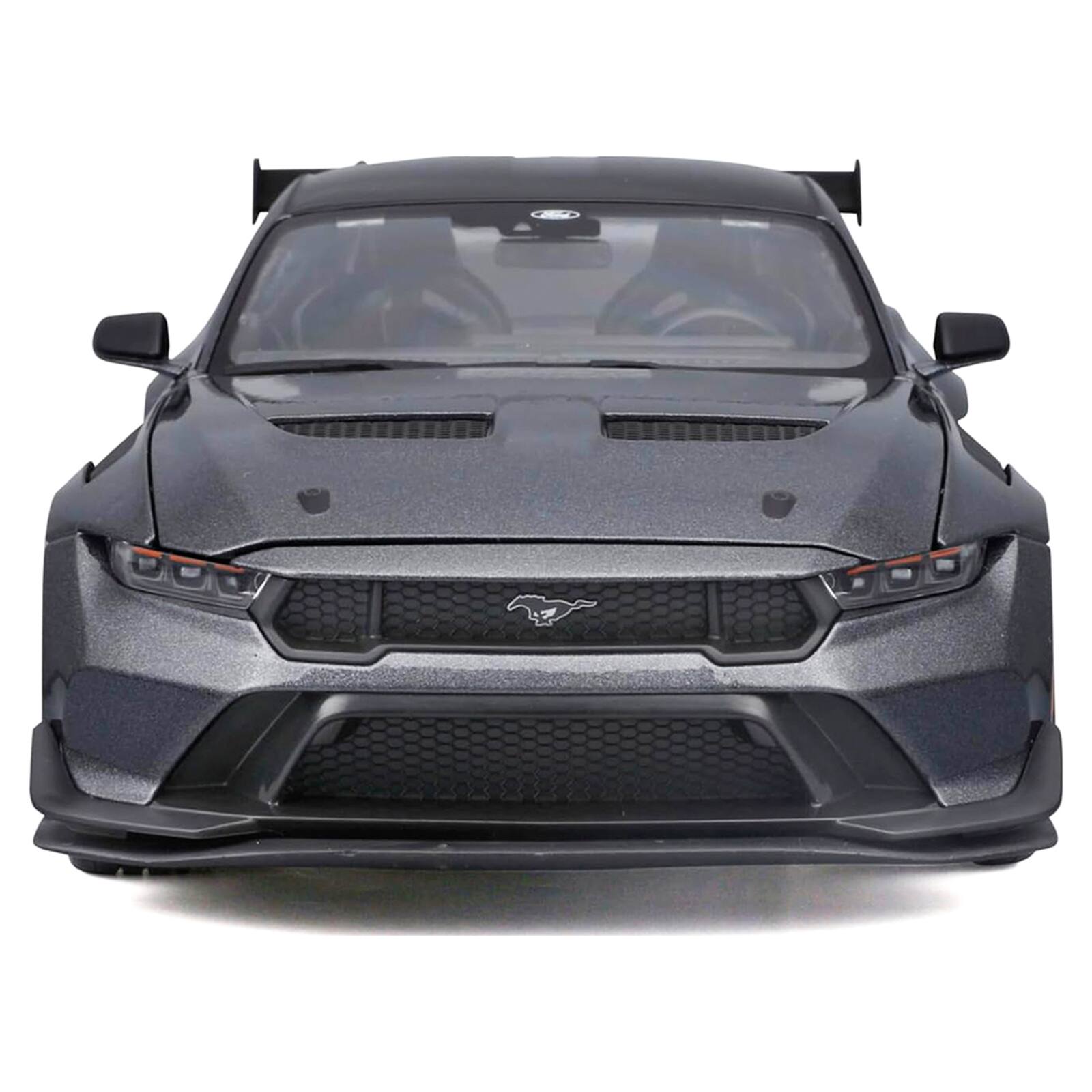 Alt View 3. Maisto - 2025 Ford Mustang GTD Dark Gray Metallic with Black Top "Special Edition" Series 1/18 Diecast Model Car by Maisto.