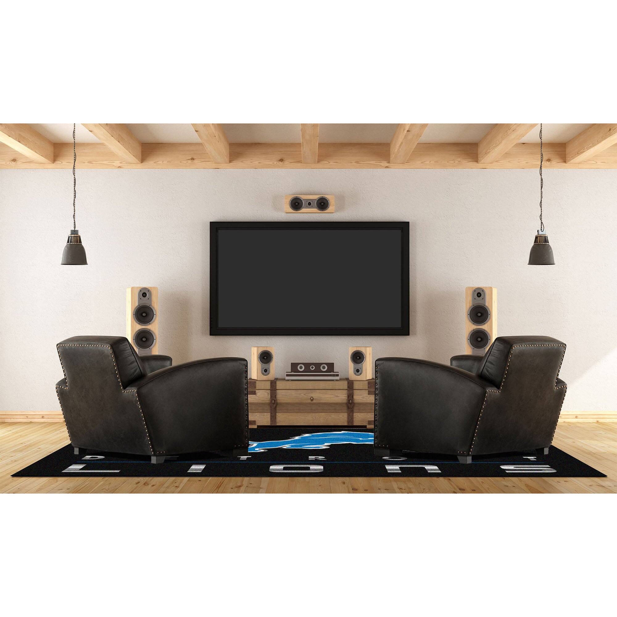 Alt View 2. Imperial - Detroit Lions 5'4'' x 7'8'' Chrome Rug - Multicolor.