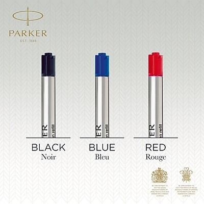 PARKER EST 1888

ER refill BLACK Noir
ER refill BLUE Bleu
ER refill RED Rouge

son
ha AWAY 
bhill RAS
NAMUNI FILM CASTIFICIAL

LEINFALS