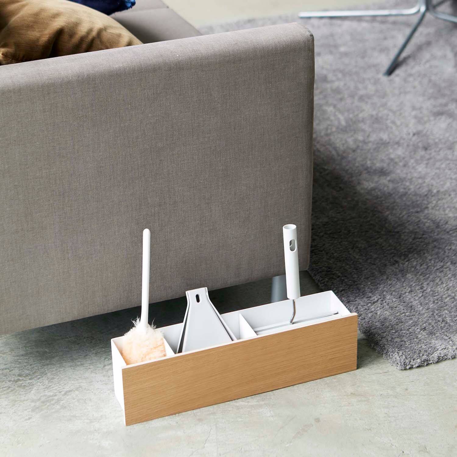 Alt View 5. Yamazaki Home - Desk Organizer - Large - Steel + Wood.