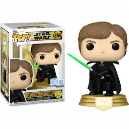 Funko - Pop! Star Wars: Luke Skywalker Legends GITD - Multicolor