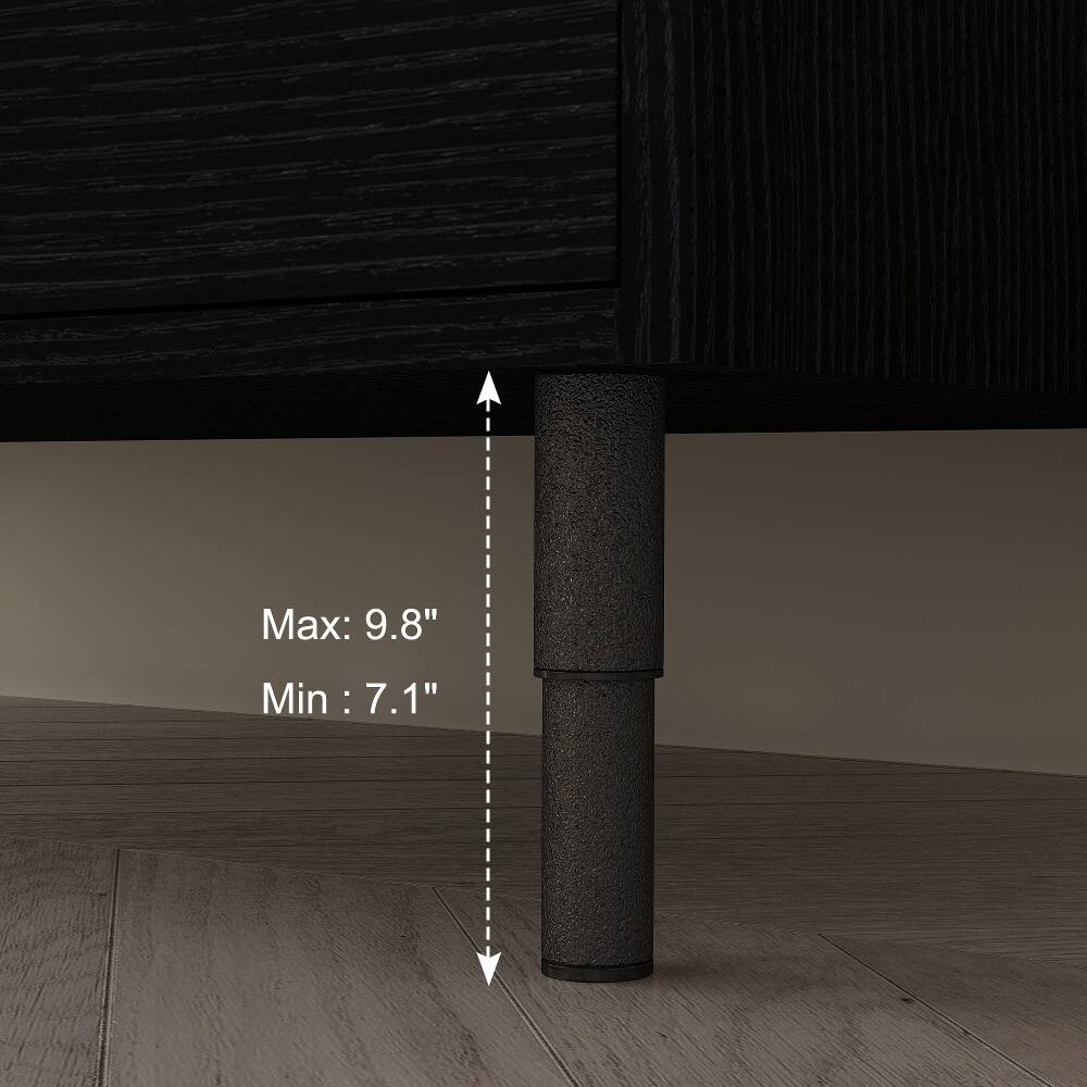 Max: 9.8"  
Min: 7.1"