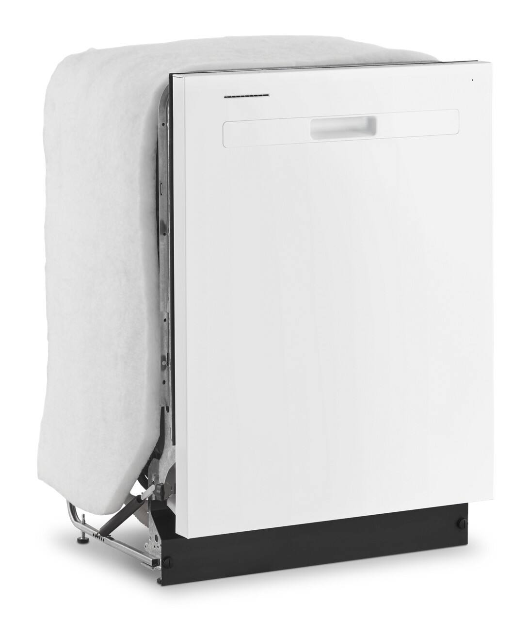 Angle. Whirlpool - Whirlpool - Quiet Dishwasher with Boost Cycle and Pocket Handle - White - White.