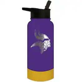 Great American Products - Minnesota Vikings 32oz. Logo Thirst Hydration Water Bottle - Multicolor