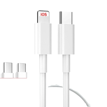 Front. Home Collection - Fast Charger Type-C Cable for iPhone 15 Pro Max - 3Ft Cable.