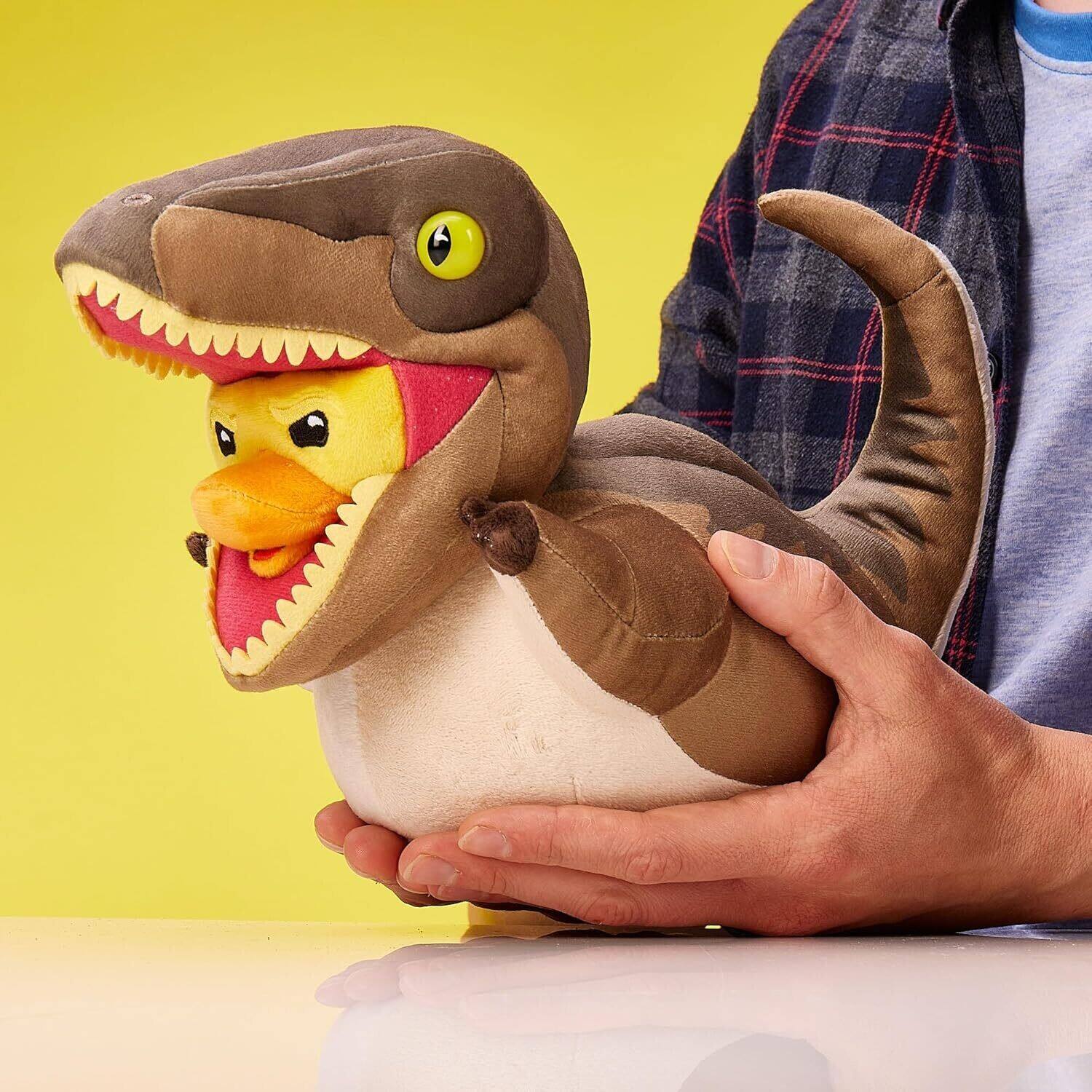 Alt View 1. PopMarket - Tubbz - Jurassic Park - Velociraptor Plushie   - Collectibles - Multicolor.