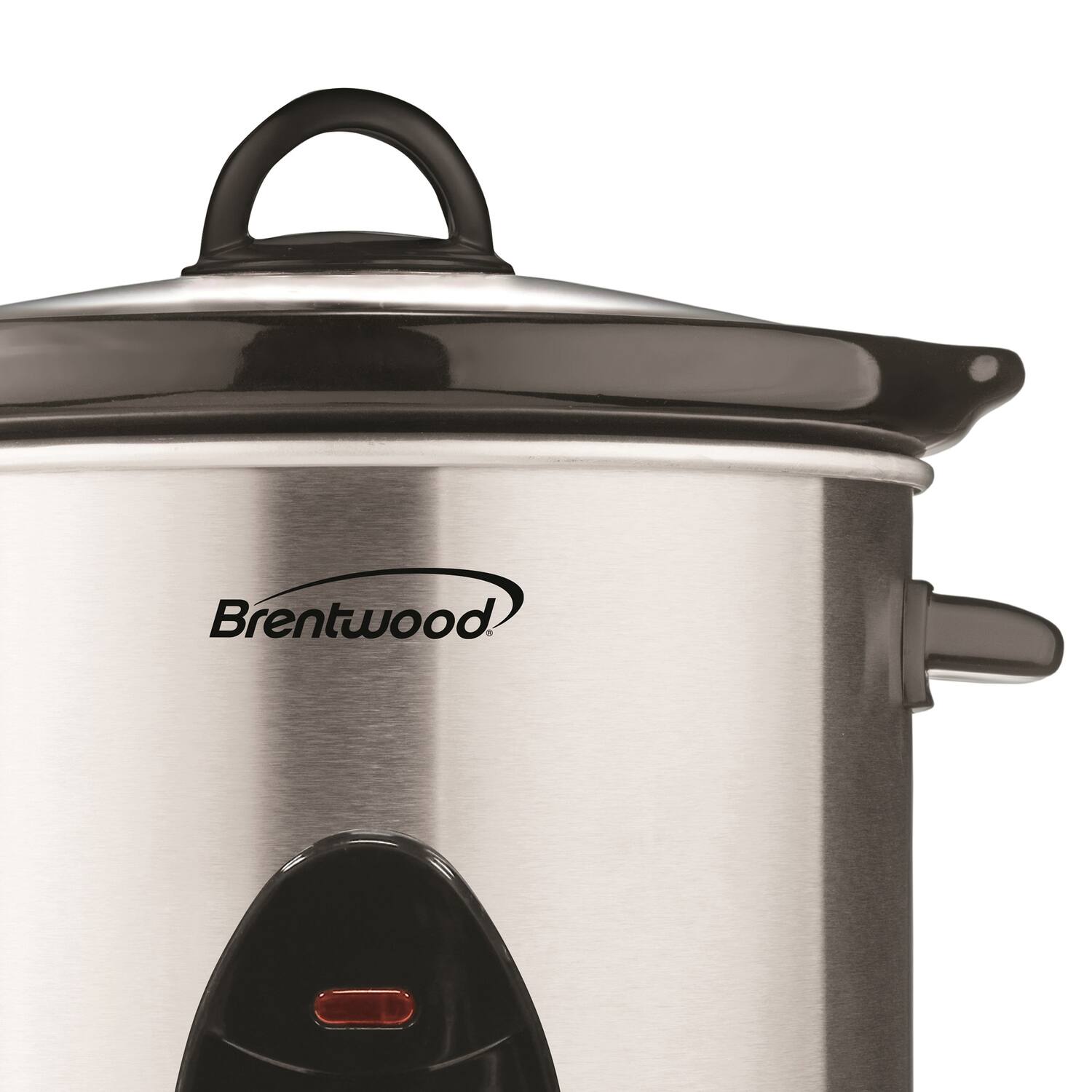 Alt View 3. Brentwood - Brentwood 3 QT Slow Cooker - Silver.