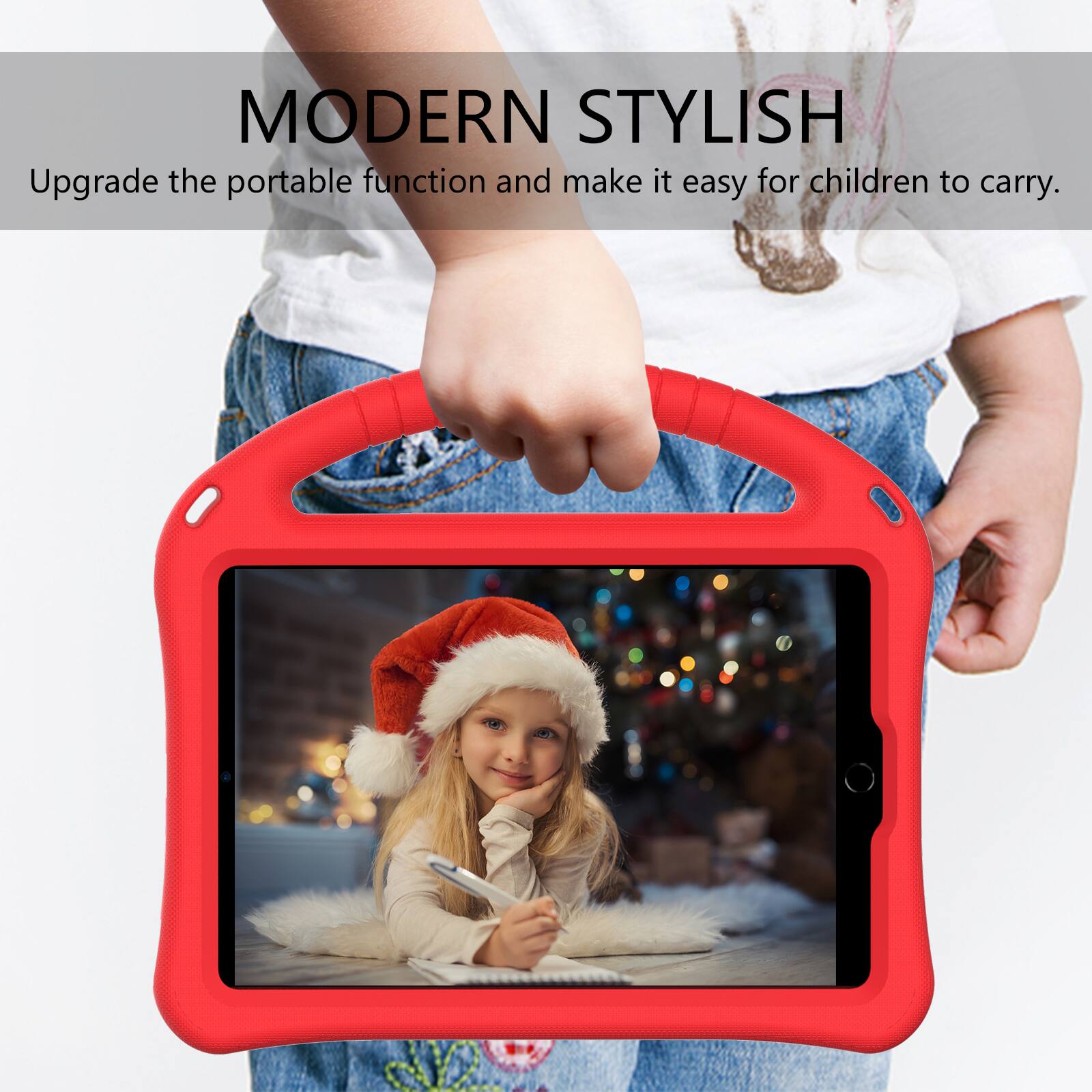 MODERN STYLISH  
Upgrade the portable function and make it easy for children to carry.