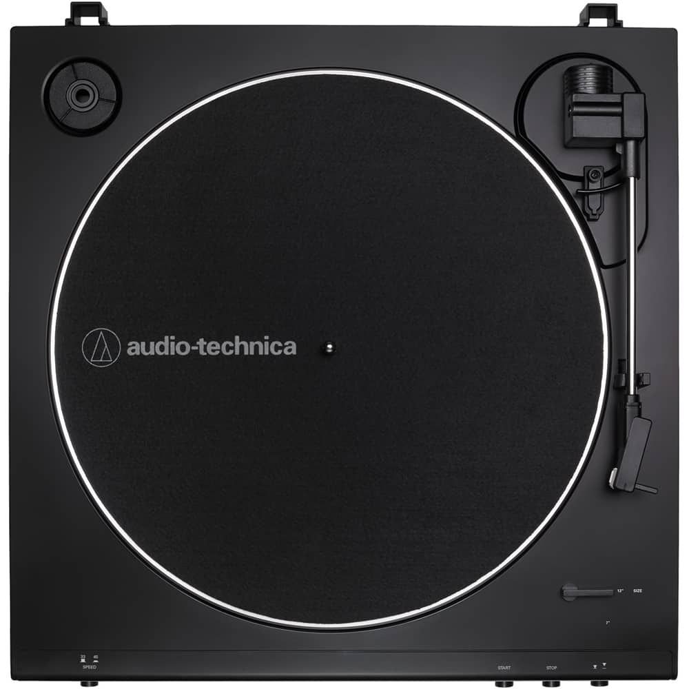 Alt View 12. Audio-Technica - Audio Technica AT-LP60X-BK Turntable - Black.