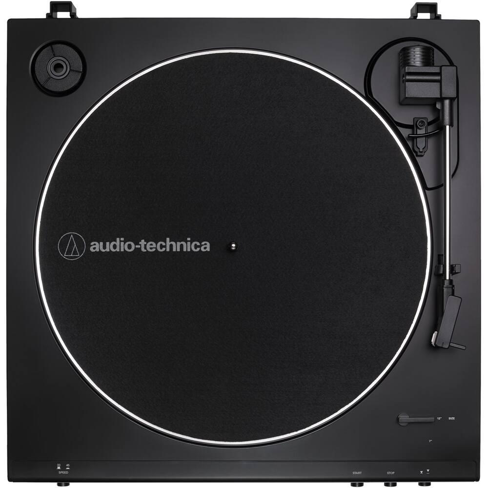 Alt View 12. Audio-Technica - Audio Technica AT-LP60X-BK Turntable - Black.