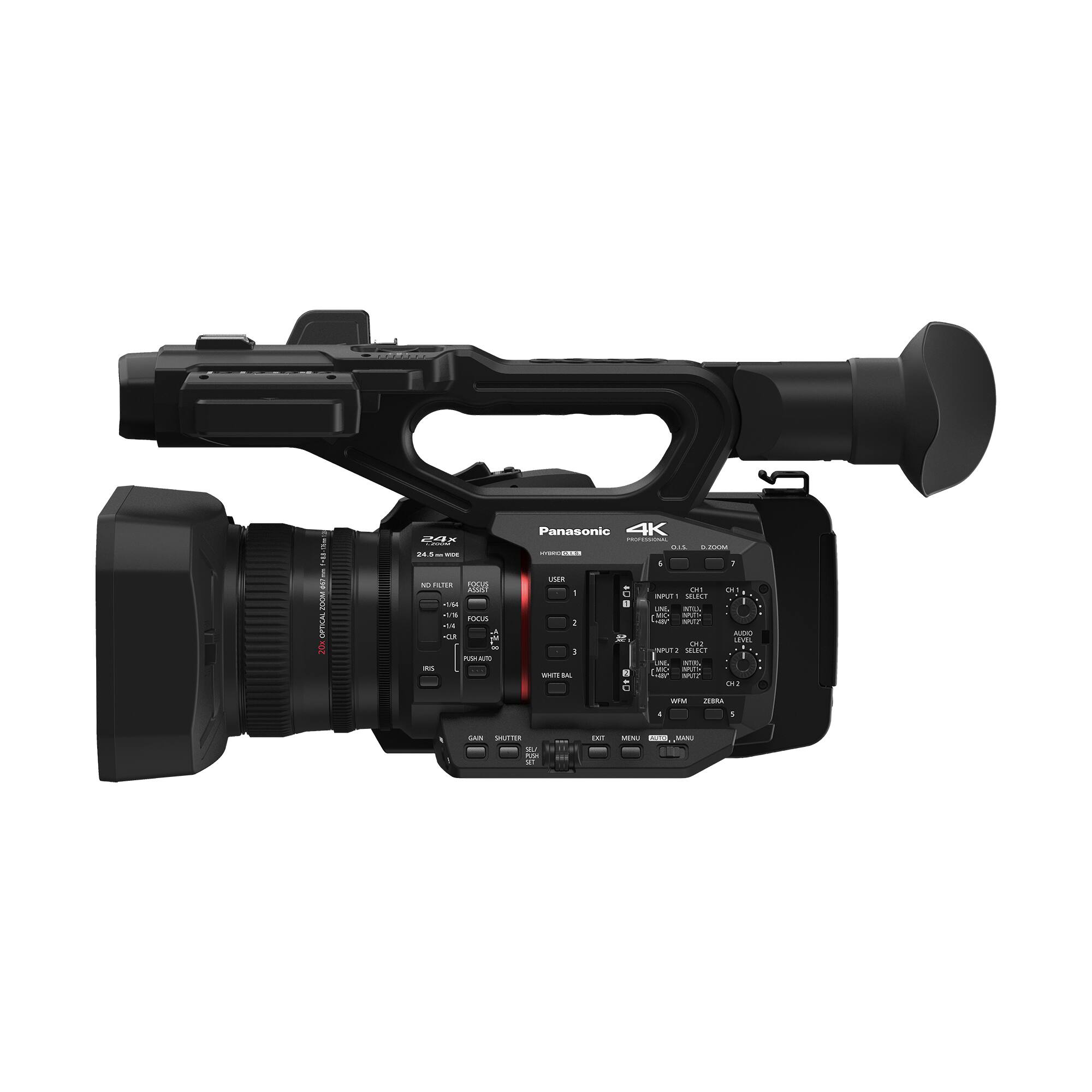 Panasonic 4K 60p Professional Camcorder HC X20 Black HC-X20