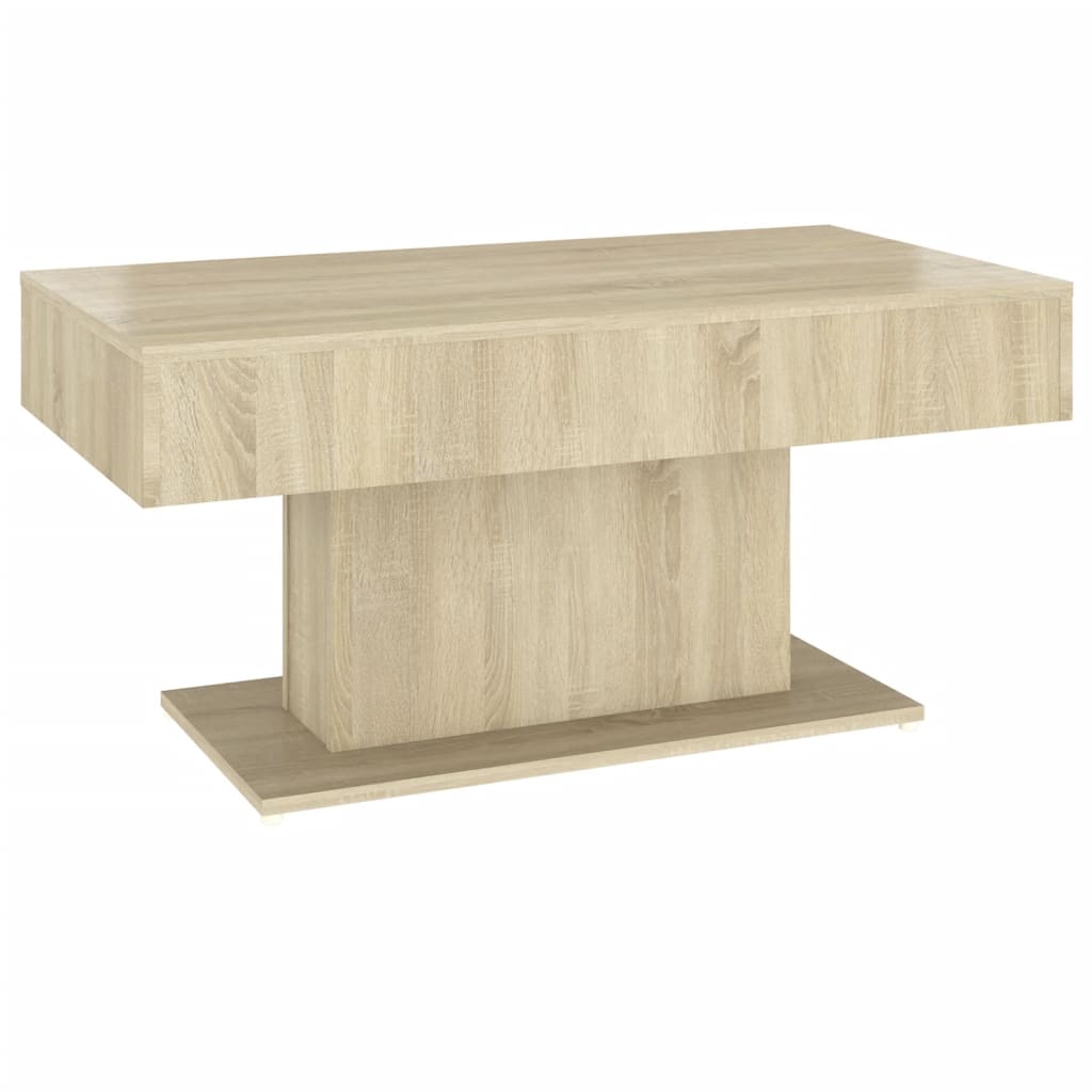 Alt View 1. Boyel Living - 19.7 x 37.8 x 17.7 in. Brown Rectangular Engineered Wood Medium Durable Coffee Table - Brown.