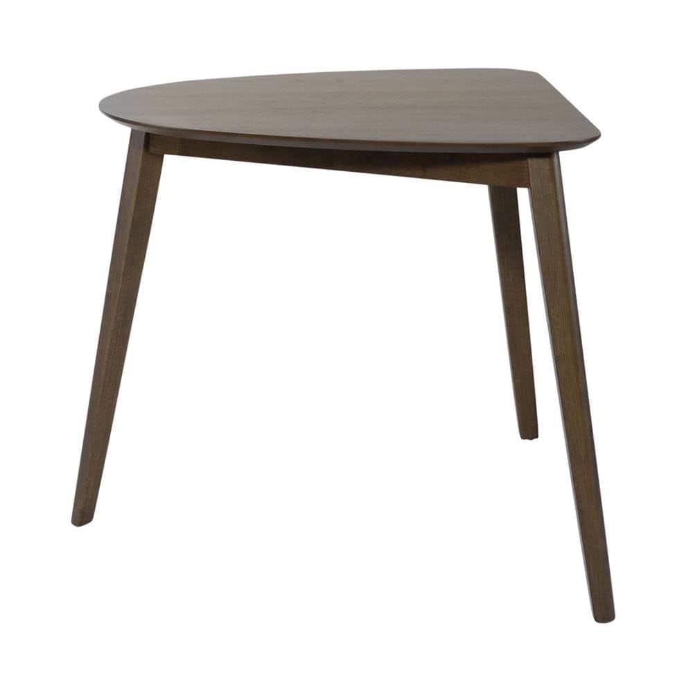 Starlight Canyon Home - Modern Dining Table – Small Round Mid Century Corner Kitchen Table - Brown