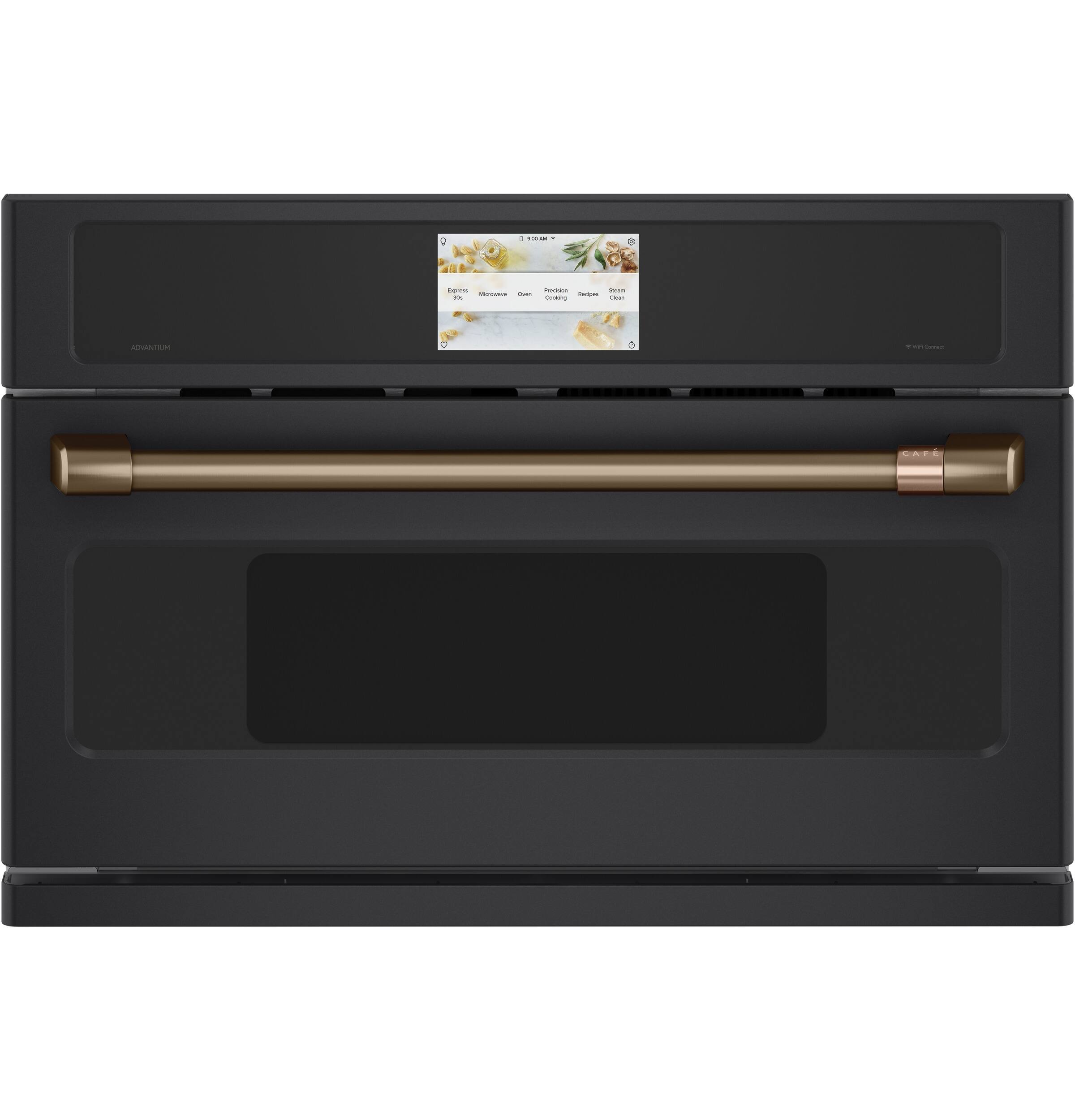 Alt View 30. Café - 1.7 Cu. Ft. Convection Built-In Microwave with 120V Five in One Advantium Technology - Matte Black.