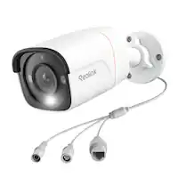 Reolink - Indoor/Outdoor Add On or Stand Alone Wired PoE 4K+ 12MP Security Bullet IP Camera, Smart AI Search, Color Night Vision - White - Front_Zoom
