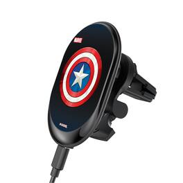 Keyscaper - Marvel Grid Wireless Mag Car Charger - Captain America