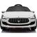 Alt View 2. Best Ride On Cars - Best Ride On Cars MASGIB12VWHT Maserati Ghibli 12V Battery Powered Ride On Toy - White - Black.