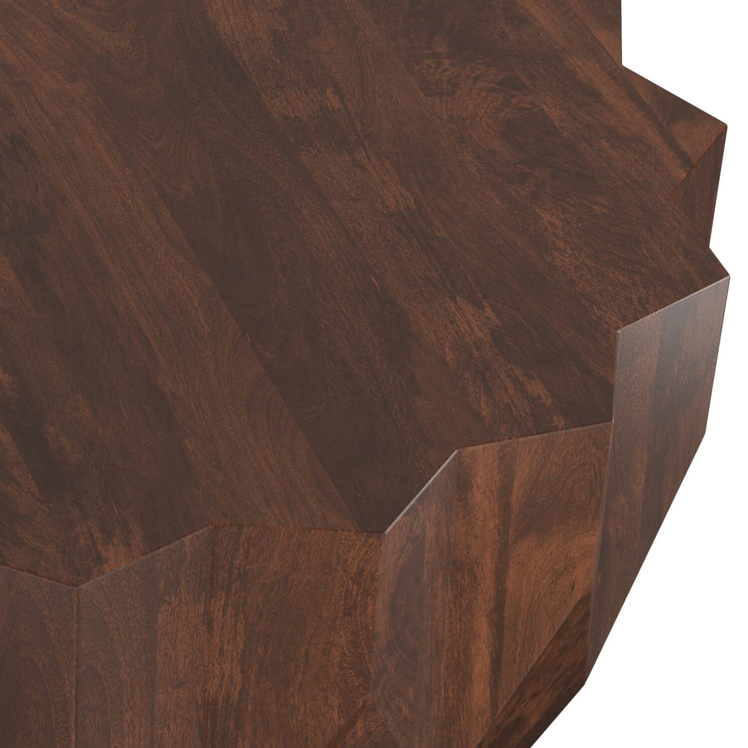 Alt View 5. Simpli Home - Turnbull 34 inch Wide Solid Mango Wood Coffee Table in Walnut - Walnut.