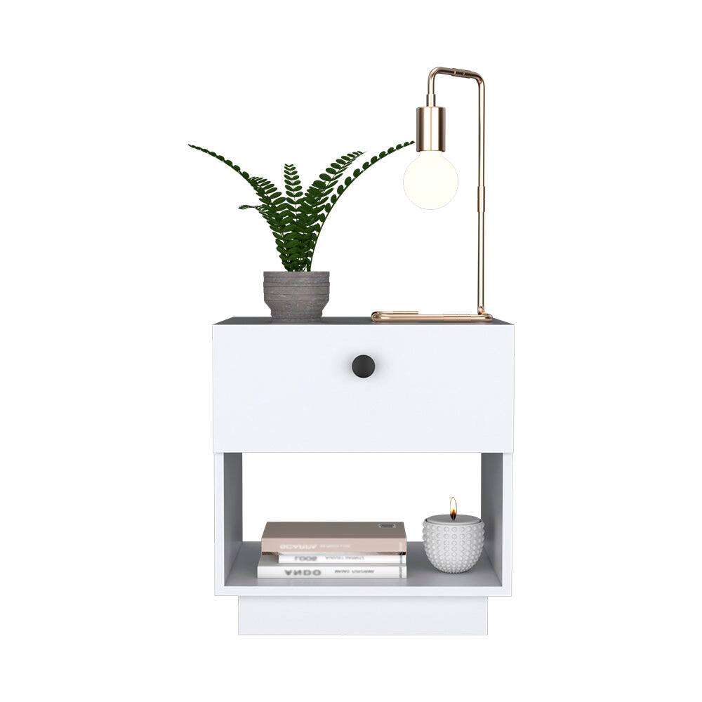 Treevol Furniture - Nightstand Viliigili , Bedroom - White